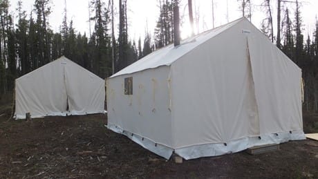 Canada tent camp / Kanada Zeltcamp